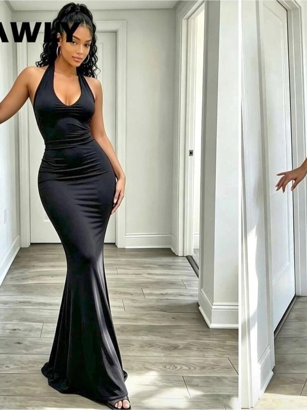 Black Maxi Dress Like New